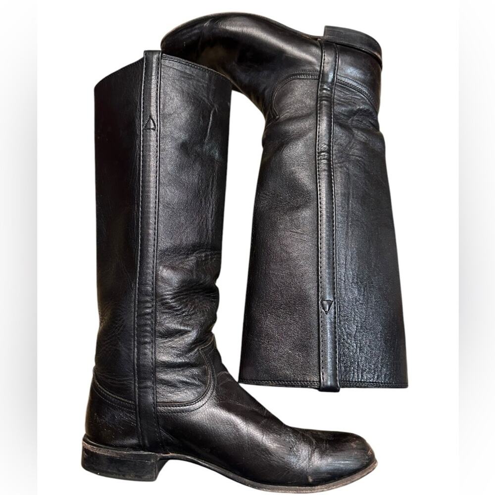 Justin Women’s Size 6.5B Black Leather Riding Boots